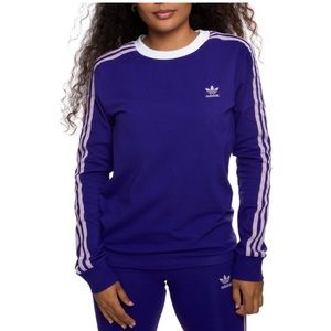 NWOT Adidas 3-stripe long sleeve shirt sz XL